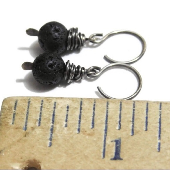 925 Sterling Silver Oil Diffuser Earrings - Picture 2 of 4